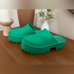 Jeffrey Campbell Green Mules